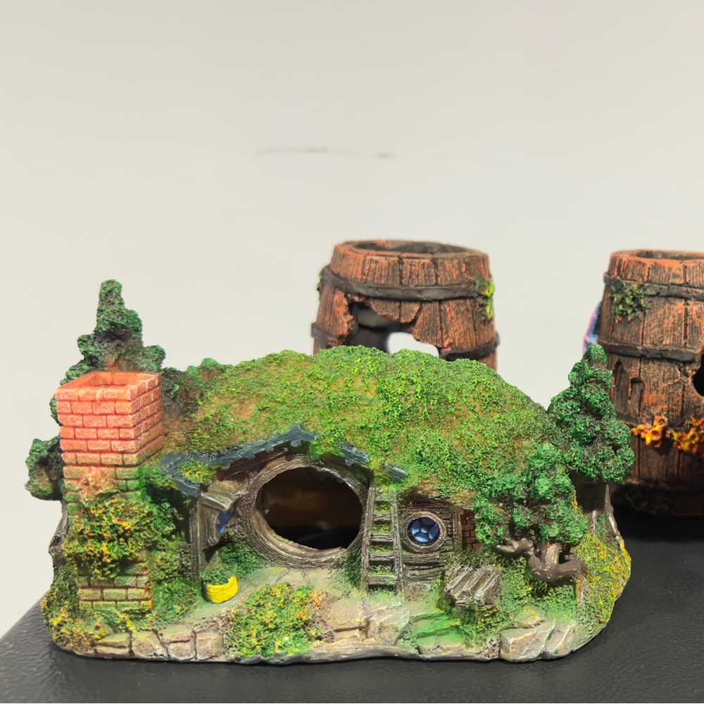Charming Green Hobbit House Decor